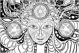 Heavyweight paper is superior to that of other coloring books. Trippy Coloring Pages