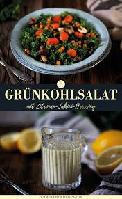 Grunkohlsalat Mit Gerosteten Kichererbsen Rezept Auf Carry On Cooking Rezept Grunkohlsalat Rezepte Kohlsalate