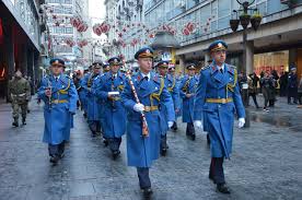 Ceremonial March-Past of Military Bands ...