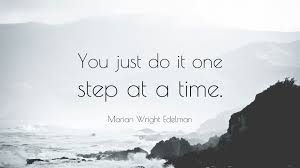 Marian Wright Edelman Quote You Just Do It One Step At A Time