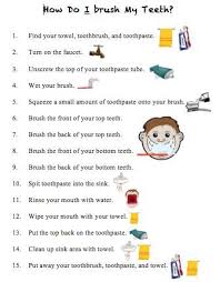 A Task Analysis About How To Brush Your Teeth Can Be Used To Teach This Skill If You Like Ux Desig Task Analysis Therapy For Autism Visual Schedule Autism