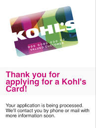 And, on your first day of using your kohl's card you can save another 35% on your purchase. Kohl S Card Approval Or Denied Myfico Forums 6172514