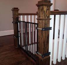 Gates Can Be Securely Installed Without Drilling Into Or Damaging Banister Posts Baby Gate For Stairs Retractable Baby Gate Baby Gates