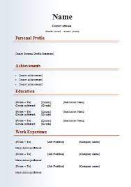 All the cv templates are created by qualified careers advisors and can be downloaded in word format. 18 Cv Templates Cv Template Word Downloads Tips Cv Plaza