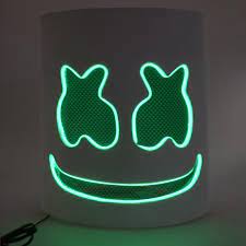 Wenn masken gerade knapp sind können sie diese auch ohne selbst zu nähen selber basteln. Practical Glowing Marshmallow Dj Mask Marshmello Halloween Party Mask Buy From 14 On Joom E Commerce Platform