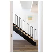 Find the perfect style for your home. Made By S A Our Newest Project At Campells Road Combines An Open Rise With Black Steel Stringers Staircase Design Staircase Contemporary Steel Railing Design