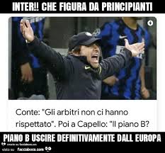 Antonio conte não acredita no projeto do inter para a próxima temporada, que passa por profundos conte, que ainda tem mais um ano de contrato, acha que essa decisão vai colocar em causa o. Inter Che Figura Da Principianti Piano B Uscire Definitivamente Dall Europa Facciabuco Com