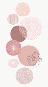 Pastel Pink Round Patterned Print Transparent Png Remix From Original Artwork Premium Geometric Art Prints Iphone Background Wallpaper Minimalist Wallpaper