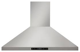 30 Wall Mount Chimney Range Hood In Stainless Steel With Led Lights Contemporary Range Hoods And Vents By Royal Genesis Corp