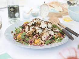 This recipe is a great way to use up any leftovers. Moroccan Chicken Salad Chelseawinter Co Nz Great Chicken Recipes Moroccan Chicken Delicious Salads
