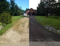 Asphalt contracts in cold temperatures, which can widen cracks and potholes. How Recycled Asphalt Driveway Can Improve The Look And Value Of Your Property Asphalt Driveway Driveway Landscaping House Landscape