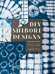 Indigo dyed shibori fat quarter, circle fabric, cotton tie dye this japanese inspired, shibori fat quarter has white rings, against a rich indigo ground. Diy Shibori Designs 4 Ways Design Sponge