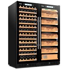 Enhanced with automatic humidity control & an analog hygrometer gauge on the outside of the wooden cigar. Fuke Cigar Cabinet Led Light Humidor Wine Cabinet Display Large Wooden Cigar Cooler Cigar Wine Cabinet Fk 168wd2 Cigar Accessories Aliexpress