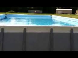 Pool Intex Ultra Frame 32x16x52 Pool Building A Deck Deck Construction