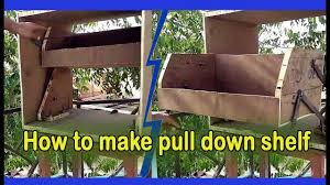 Ideal height for upper kitchen cabinets. How To Make A Pull Down Shelf Demonstrated Mada Youtube
