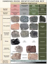 solved place each of the igneous rocks supplied by your