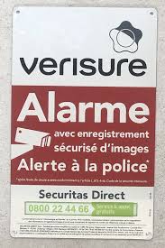 Pancarte 15 X 24 Cm Verisure Securitas Direct En 2020 Autocollant Stickers Cambriolage