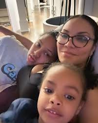 Cuddled up with my young brilliant babies watching the presidential debate.