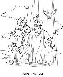 This coloring page depicts joseph in liberty jail. Baptism Of Jesus Wph Pagina Para Colorear Sermons4k