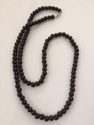Black Bead Necklace Mens Mens Black Onyx Beaded Long And Short Necklaces Mens Accessories Necklace Mens Jewelry Beaded Necklace