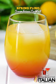 Spring Fling Screwdriver Cocktail Screwdriver Cocktail Boozy Drinks Cocktails