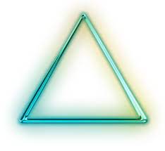 Neon Triangle Triangles Colors Green Pink Blue Spiral Logo Design Art Neon Png Triangle