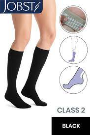 Jobst Opaque Cl2 Black Knee Stockings Compression Stockings
