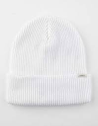 Black And White Beanie Obey Ideals Organic White Beanie White 100030160 Wht In 2020 White Beanies White Beanie Outfit Beanie