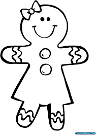 Hello kitty easter coloring pages. Download Hd Gingerbread Man Coloring Page Coloring Pages For Kids Ginger Bread Girl Template Transparent Png Image Nicepng Com