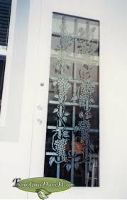 Satin etch glass one lite slab door. Traditional Etched Glass Etched Glass Doors Florida