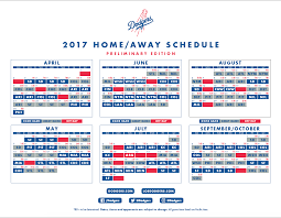 All about the la dodgers. 2017 Dodgers Schedule All You Need To Know By Jon Weisman Dodger Insider