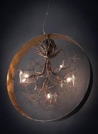 Roots Collection Roots In Circle Large Ceiling Light Suspended Lighting Fixtures Light Fixtures Ceiling Lights