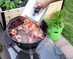 Image of grill with charcoal
