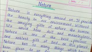 Write An Essay On Nature In English Nature Essay Writing Youtube Your input looks like it. write an essay on nature in english nature essay writing