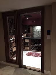 Wine racks america 1 column standard wine cellar kit, pine, unstained by wine racks america (1) $118. Walnut Cellar With Glass Door Rosehill Wine Storage Blog