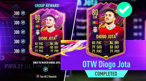 82 ↗ 83 overall rating. How To Get Otw Diogo Jota Fifa 21 Youtube