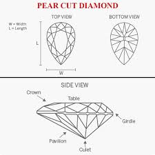 Pear Shaped Diamond Gia Certified Diamonds Fascinating