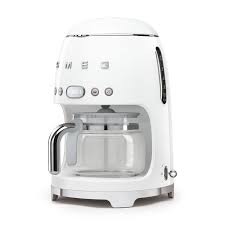 You and your machine make great espresso; Drip Coffee Machine White Dcf02whus Smegusa Com