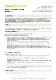 Accounting Administrative Assistant Resume Samples Qwikresume