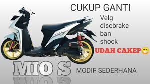 Akhirnya motorplus modif kesampaian mengulas motor viral yamaha mio 2 silinder. Mio S Modif Sederhana Youtube