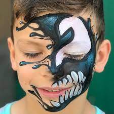 black face painting halloween monster face painting animal face paintings