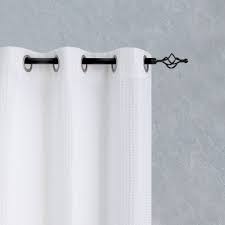White Window Curtains For Bedroom Privacy Waffleweave Textured Curtain Panels For Living Room 63 Inch Length 2 Panel Curtains Curtain Texture Curtains Bedroom