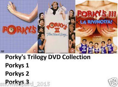 PORKY'S MOVIE 1-3 TRILOGY DVD TRIPLE PORKYS PACK PART 1 2 3 FILM BRAND NEW  UK x | eBay