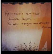 Hem Devlete Hem Sana Direnemem Sevgilim Sol Kolum Havadayken Sarilamam