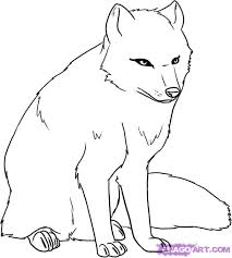 Arctic Fox Google Search Fox Coloring Page Drawings Arctic Fox