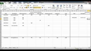 Different sheets for each month of the year makes. Create A Bookkeeping Spreadsheet Using Microsoft Excel Part 3 Youtube