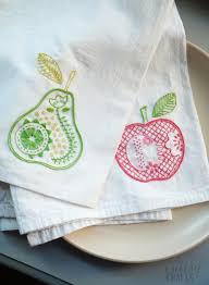 This classic christmas tree is a great make and take for a beginners cross stitch group. How To Embroider Tea Towels Cutesy Crafts
