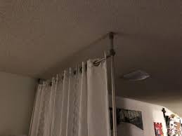 They not only block out noise and light but can also give a sense of privacy, especially if after spending hours researching the best soundproof room divider curtain for my bedroom, i have gotten a fairly good idea of what to look out. Anywhere Curtain Rod And Room Divider Room Dividers Curtain Rods Umbra