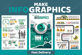 create a creative infographic charts design within 24hours