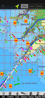 St Clair Gps Nautical Charts
